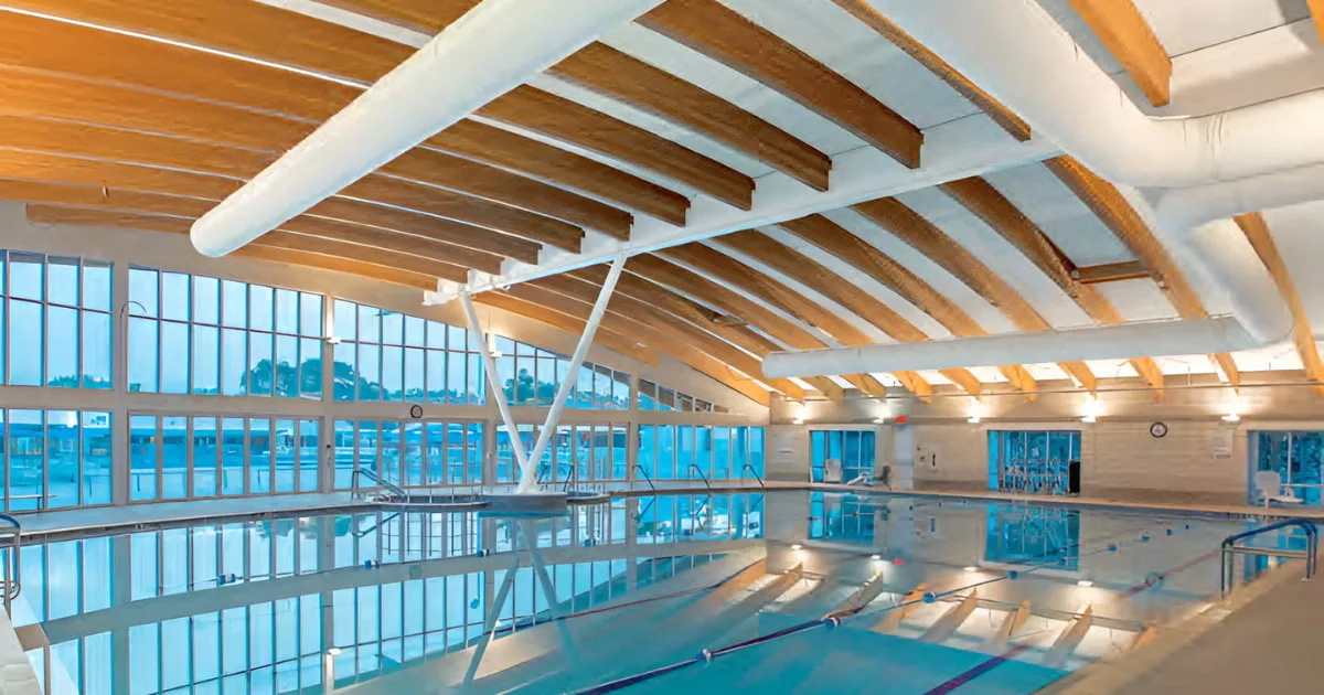 tectum-roof-deck-installation-indoor-pool Tectum roof deck installation for indoor pool