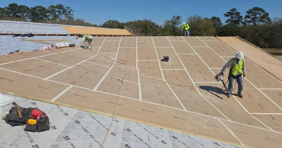 Loadmaster roof deck system installation by SERD Construction team. Loadmaster roof deck system installation by SERD Construction team.